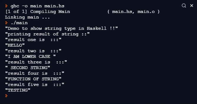Haskell-String-op-1