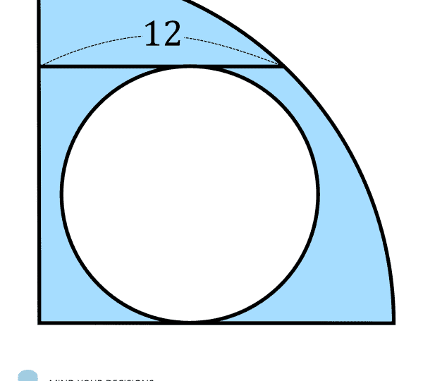 find-shaded-area-circle-inside-quarter-circle-problem