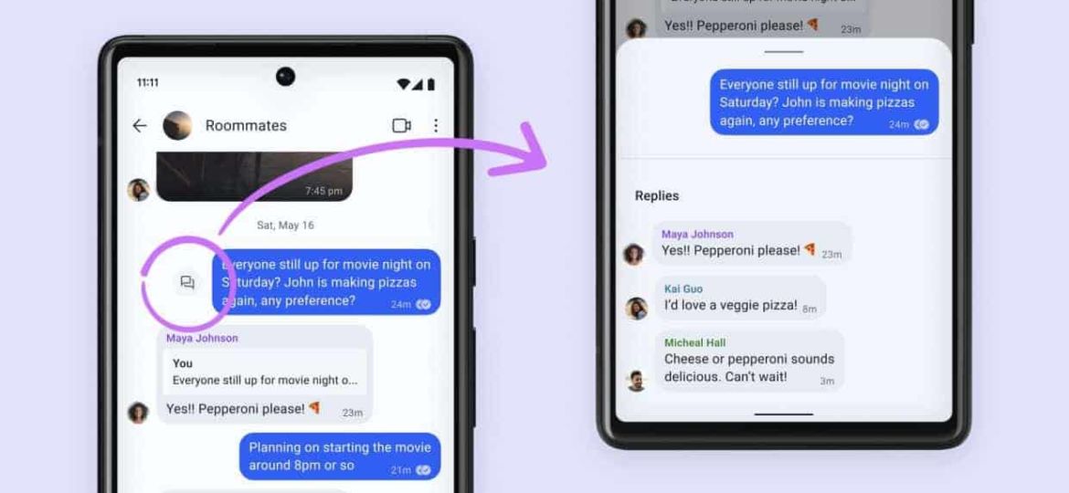Signal has found a solution to chaos of group chat replies